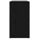 vidaXL Cipőpad polcokkal Fekete tölgy 103 x 30 x 54,5 cm Faanyag