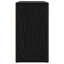 vidaXL Cipőpad polcokkal Fekete tölgy 103 x 30 x 54,5 cm Faanyag