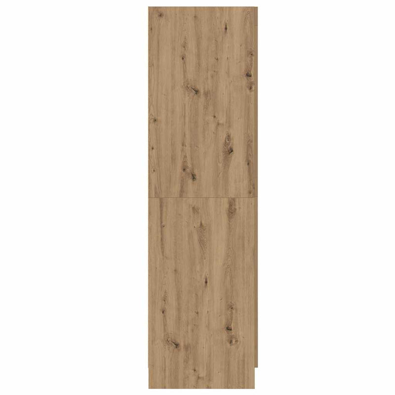 vidaXL Ruhásszekrény ajtóval artisian oak 82.5 x 51.5 x 180 cm Faanyag