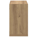 vidaXL Falpolcok polcokkal 2 pcs Artisan tölgy 26 x 15 x 26 cm Faanyag