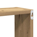 vidaXL Falpolcok polcokkal 4 pcs Artisan tölgy 26 x 15 x 26 cm Faanyag