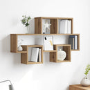 vidaXL Falpolc Falra szerelhető kézműves tölgy 82 x 15 x 51 cm