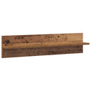 vidaXL Falpolc polcokkal 2 pcs Öreg fa 80 x 11,5 x 18 cm Faanyag