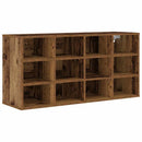 vidaXL Cipőszekrény polcokkal Öreg fa 103 x 30 x 51 cm Faanyag