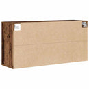 vidaXL Cipőszekrény polcokkal Öreg fa 103 x 30 x 51 cm Faanyag