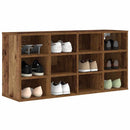 vidaXL Cipőszekrény polcokkal Öreg fa 103 x 30 x 51 cm Faanyag