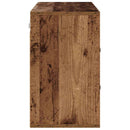 vidaXL Cipőszekrény polcokkal Öreg fa 103 x 30 x 51 cm Faanyag