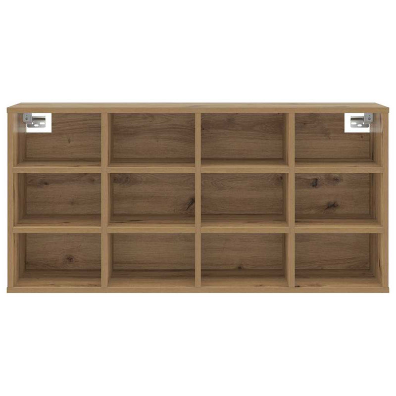 vidaXL Cipőszekrény polcokkal kézműves tölgy 103x30x51 cm Faanyag
