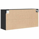vidaXL Cipőszekrény 103 x 30 x 51 cm Szerelt Fa Fekete tölgy