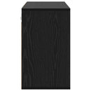 vidaXL Cipőszekrény polcokkal Fekete tölgy 103 x 30 x 51 cm Faanyag