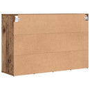 vidaXL Cipőszekrény polcokkal Öreg fa 103 x 30 x 67 cm Faanyag