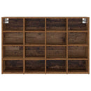 vidaXL Cipőszekrény polcokkal Öreg fa 103 x 30 x 67 cm Faanyag