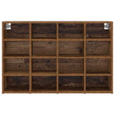 vidaXL Cipőszekrény polcokkal Öreg fa 103 x 30 x 67 cm Faanyag