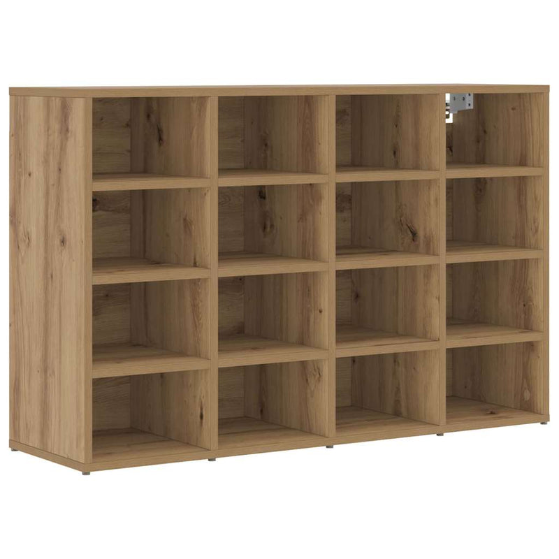 vidaXL Cipőszekrény polcokkal kézműves tölgy 103 x 30 x 67 cm Faanyag