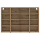 vidaXL Cipőszekrény polcokkal Artisan tölgy 103 x 30 x 67 cm Faanyag