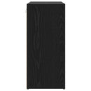 vidaXL Cipőszekrény polcokkal Fekete tölgy 103 x 30 x 67 cm Faanyag