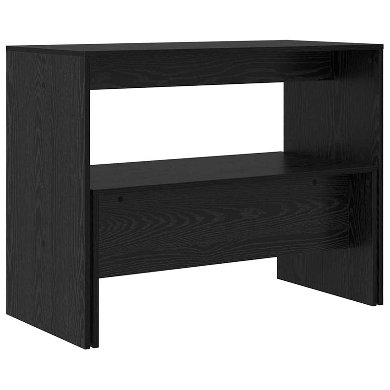 vidaXL Étkezőgarnitúra 2 pcs Musta tammi 97 x 47 x 75 cm Faanyag