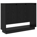 vidaXL Széf Fekete tölgy 97 x 29 x 75 cm Faanyag