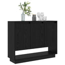 vidaXL Széf Fekete tölgy 97 x 29 x 75 cm Faanyag