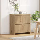 vidaXL Széf Artisan tölgy 70 x 41 x 75 cm Faanyag