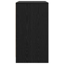 vidaXL Széf Fekete tölgy 70 x 41 x 75 cm Faanyag