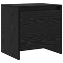 vidaXL Éjjeliszekrény Fekete tölgy 45 x 34 x 44,5 cm Faanyag