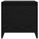 vidaXL Éjjeliszekrény Fekete tölgy 45 x 34 x 44,5 cm Faanyag