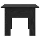 vidaXL Dohányzóasztal Fekete tölgy 55 x 55 x 42 cm Faanyag