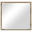 vidaXL LED Fürdőszoba Tükör Artisan tölgy 40 x 37 x 8.5 cm Faanyag