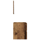 vidaXL Fürdőszoba Székény fiókkal Öreg fa 41 x 38,5 x 45 cm Faanyag