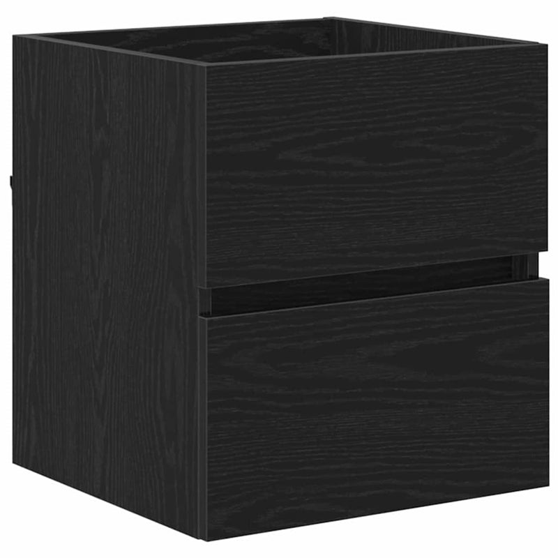vidaXL Fürdőszoba Szekrény Fekete tölgy 41 x 38.5 x 45 cm Faanyag