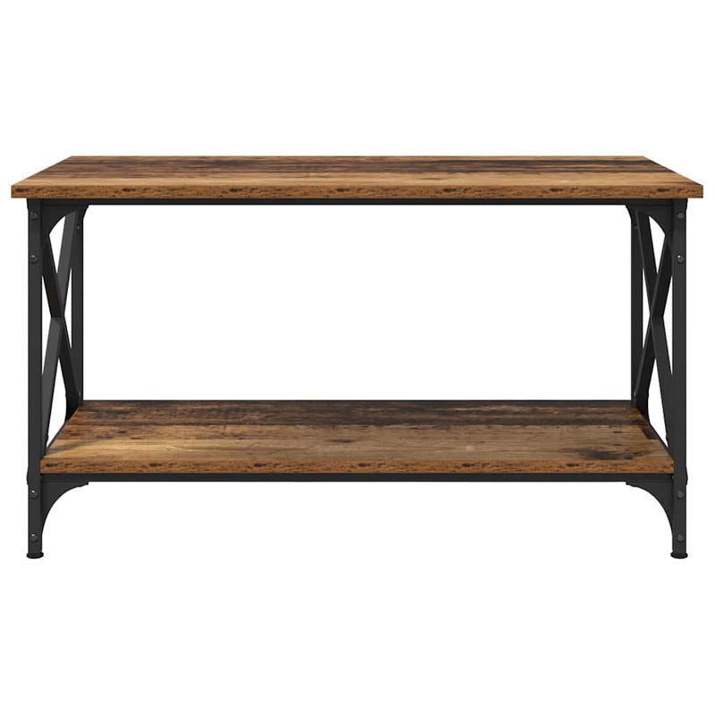 vidaXL Dohányzóasztal Régi fa 80 x 45 x 45.5 cm Faanyag