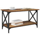 vidaXL Dohányzóasztal Régi fa 80 x 45 x 45.5 cm Faanyag