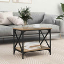 vidaXL Oldal asztal Artisan tölgy 55 x 38 x 45 cm Faanyag