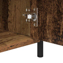 vidaXL Éjjeliszekrény fiókkal 2 pcs Öreg fa 40 x 42 x 60 cm Faanyag