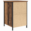 vidaXL Éjjeliszekrény fiókkal 2 pcs Öreg fa 40 x 42 x 60 cm Faanyag