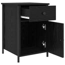 vidaXL Éjjeliszekrény 2 pcs Fekete tölgy 40 x 42 x 60 cm Faanyag
