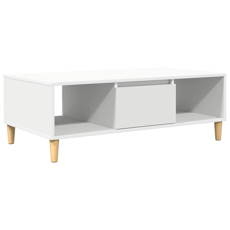 vidaXL Dohányzóasztal Fehér 102 x 55 x 35 cm