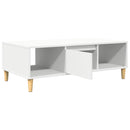 vidaXL Dohányzóasztal Fehér 102 x 55 x 35 cm Faanyag