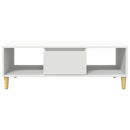 vidaXL Dohányzóasztal Fehér 102 x 55 x 35 cm Faanyag