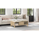 vidaXL Dohányzóasztal Sonoma tölgy 102 x 55 x 35 cm Faanyag