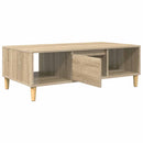 vidaXL Dohányzóasztal Sonoma tölgy 102 x 55 x 35 cm Faanyag
