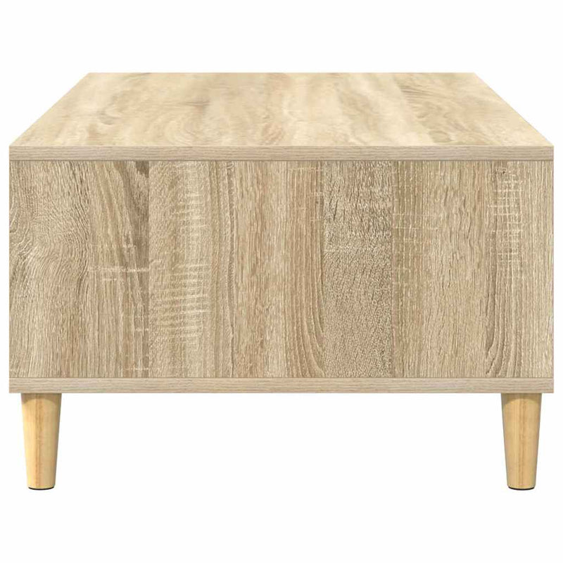 vidaXL Dohányzóasztal sonoma tölgy 103,5 x 60 x 35 cm Faanyag