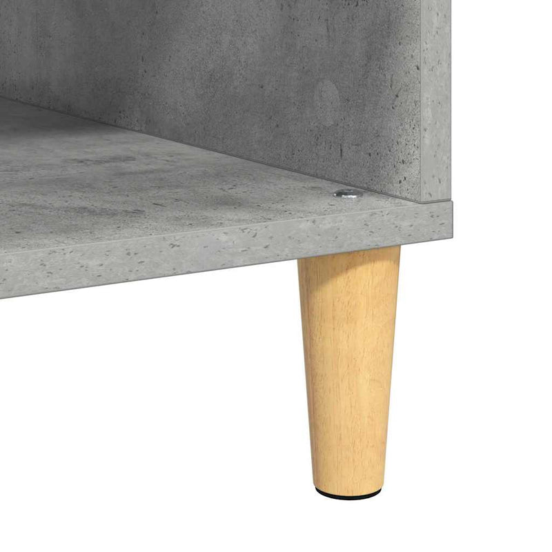 vidaXL Dohányzóasztal Beton szürke 103,5 x 60 x 35 cm Faanyag