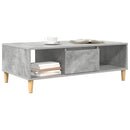 vidaXL Dohányzóasztal Beton Szürke 102 x 55 x 35 cm Faanyag