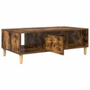 vidaXL Dohányzóasztal Füstölt tölgy 102 x 55 x 35 cm Faanyag