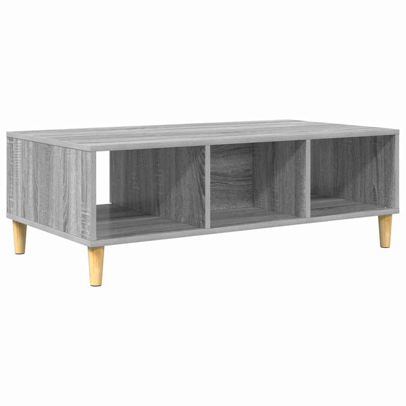 vidaXL Dohányzóasztal Szürke sonoma 103,5 x 60 x 35 cm Faanyag