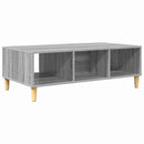 vidaXL Dohányzóasztal Szürke Sonoma 102 x 55 x 35 cm Faanyag