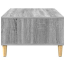 vidaXL Dohányzóasztal Szürke Sonoma 102 x 55 x 35 cm Faanyag