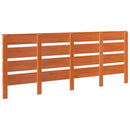vidaXL Fejtámla Faggyú barna 200,5 x 3 x 80 cm Tömör fenyőfa